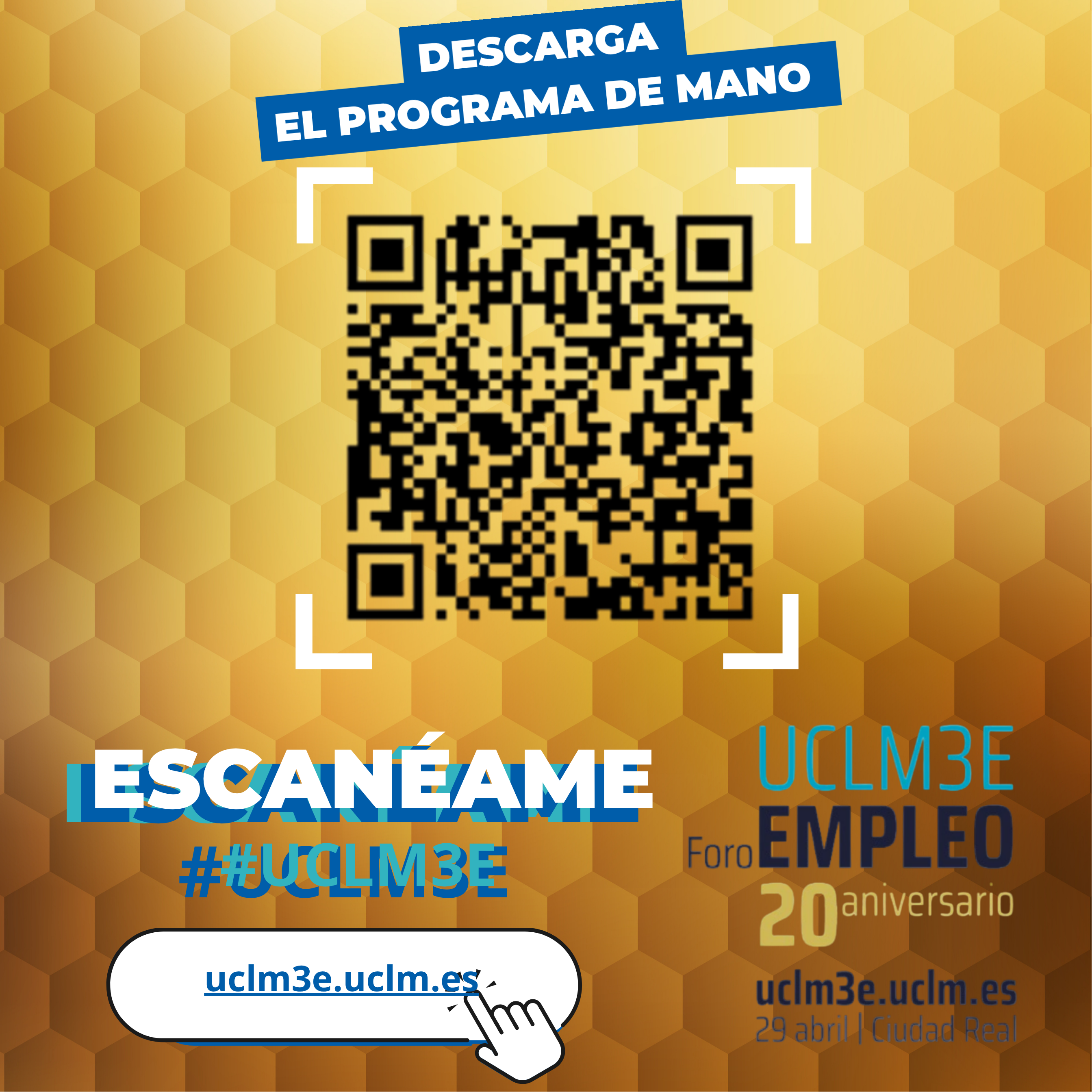 ¡Ya puedes descargar el programa de mano de #UCLM3E 2026!