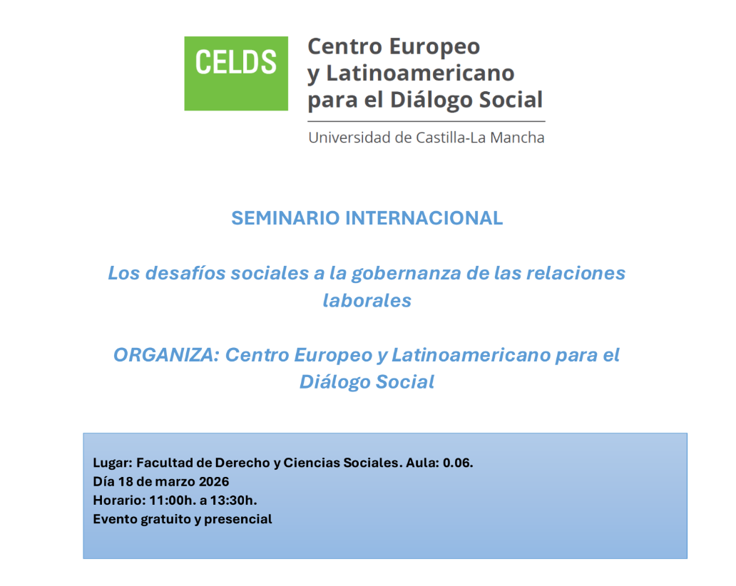 Seminario Internacional: Los desafíos sociales a la gobernanza de las relaciones laborales