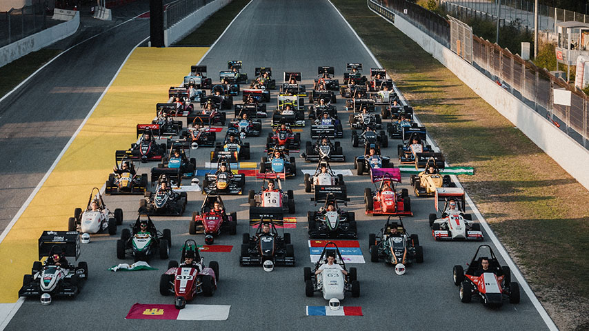 El equipo UCLM Racing Team participa en la Formula Student Spain 2025.