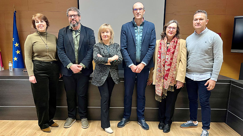 Alba Nogueira, Francisco Trillo, María José Romero, Fernando Ballester, Ana Isabel Briones y Pedro de la Paz