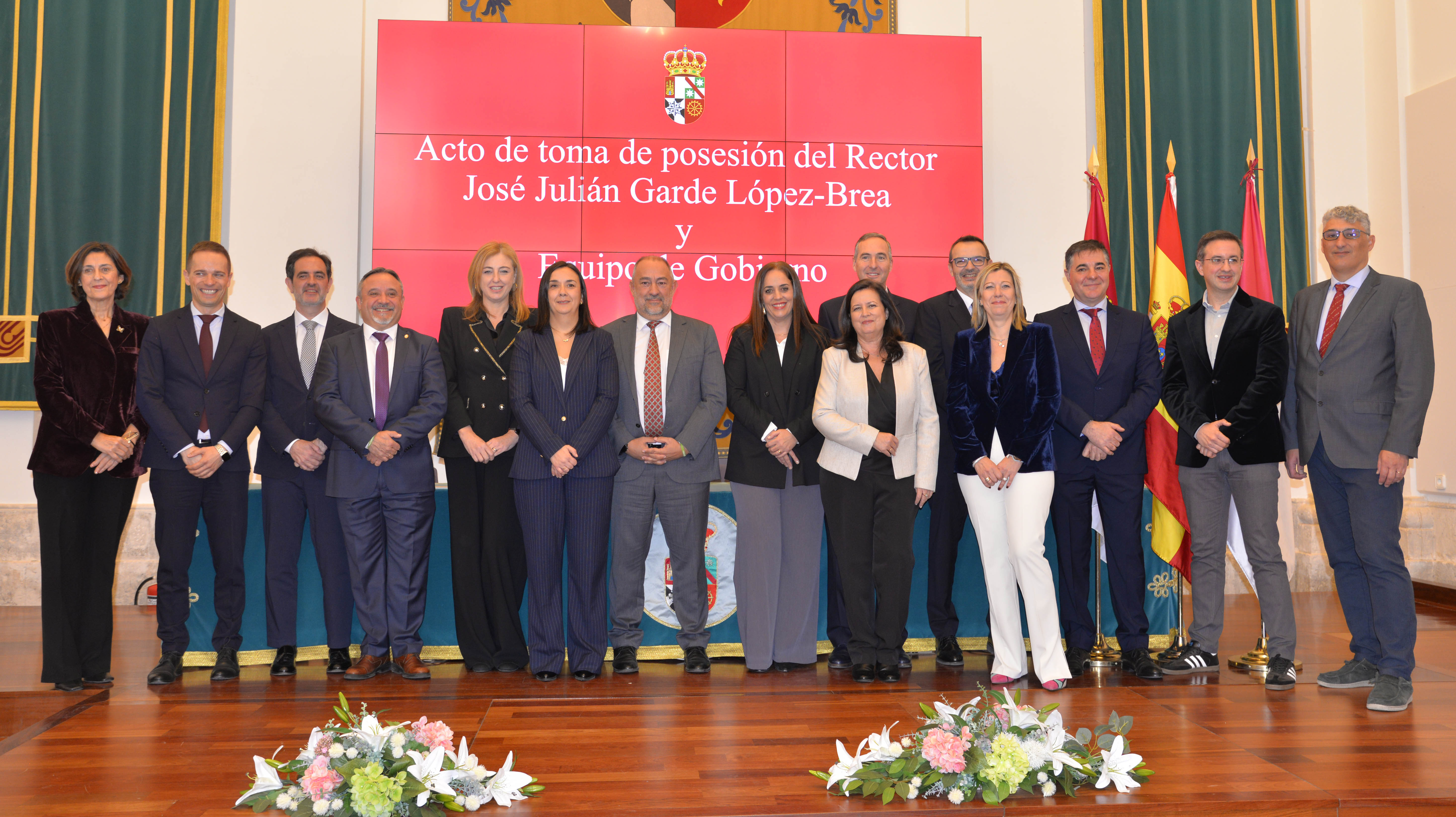 Toma de posesión administrativa del rector y nuevo equipo de Gobierno.