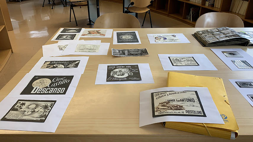 Imágenes de los fondos de Publicidad Salas que custodia el Centro de Estudios de Castilla-La Mancha