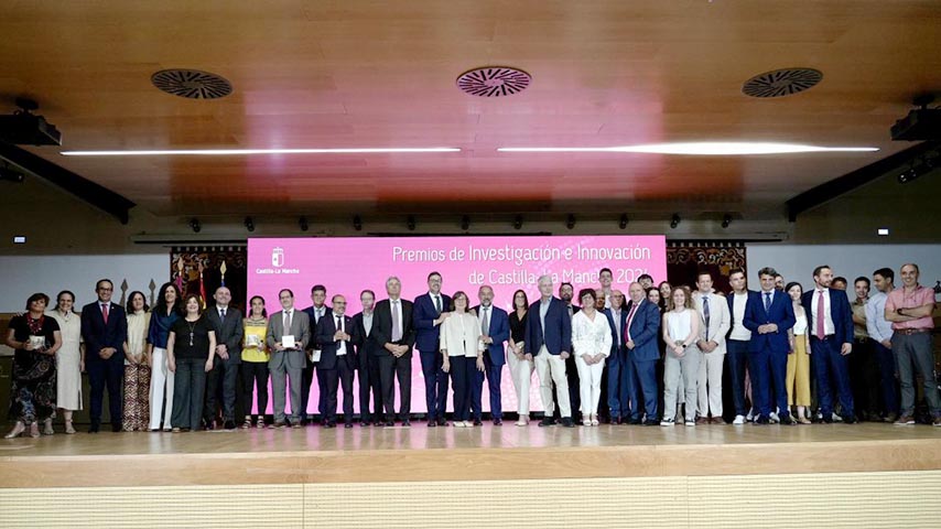 Ceremonia de entrega de los Premios de Investigación de Castilla-La Mancha 2024.