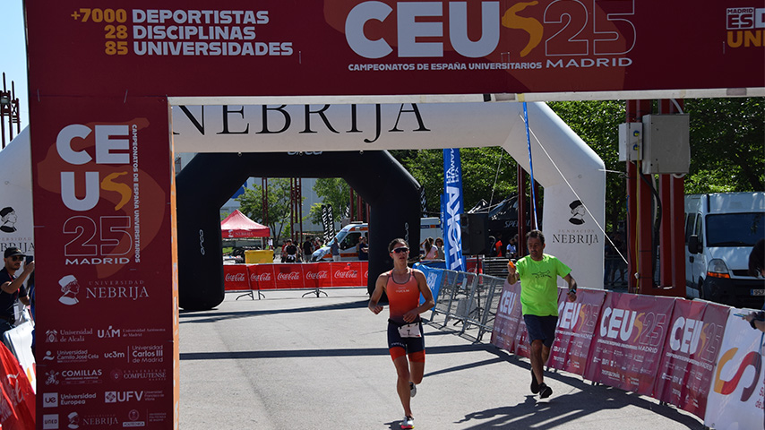 Participación de la UCLM en el CEU de triatlón 2025.