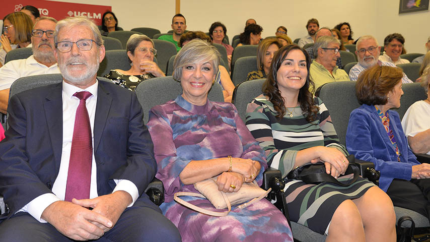 Homenaje de la Facultad de Ciencias y Tecnologías Químicas a Enrique Díez Barra.