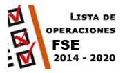 Lista operaciones FSE