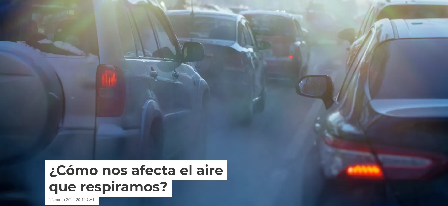 ¿Cómo nos afecta el aire que respiramos?
